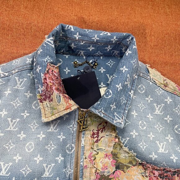 Louis Vuitton Men's Distressed Denim Jacket - Picture 2 of 14